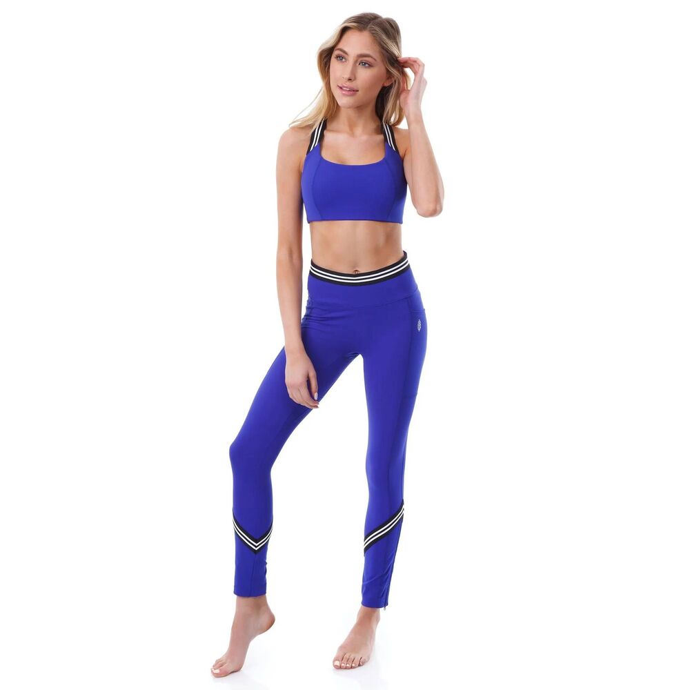 Free People Movement Zephyr Leggings Blue Size SMALL B8